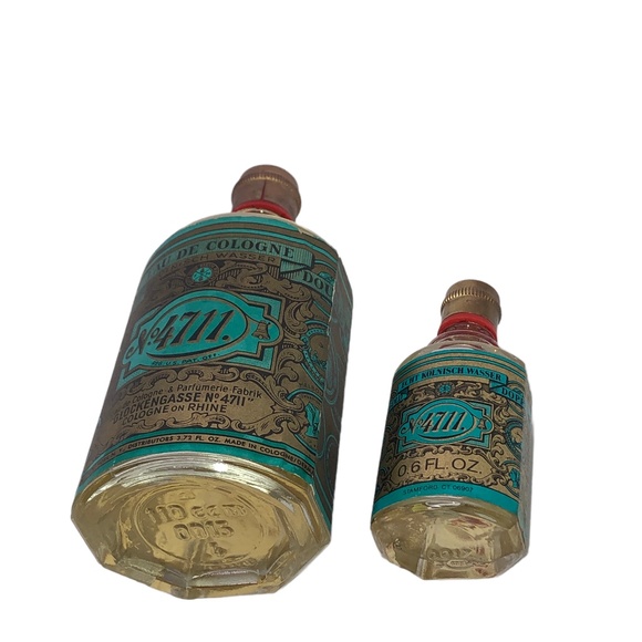 Vintage No 4711 Glockengasse Eau de Cologne On Rhine Full + Micro Mini - Picture 3 of 8